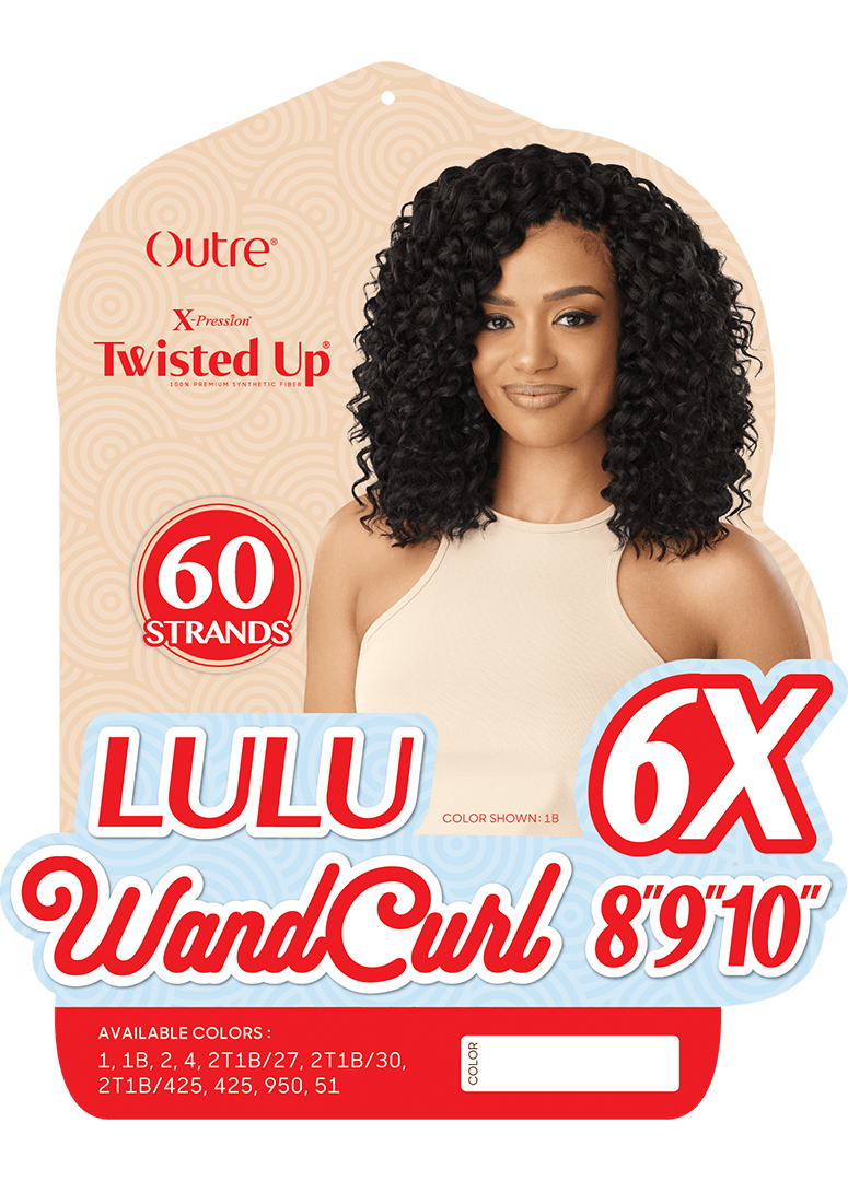 Outre Twisted Up Lulu Wandcurl 6X | Crochet Hair | LocsNco Ireland