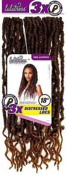 3X Lulutress Distressed Locs - 18" - LocsNco