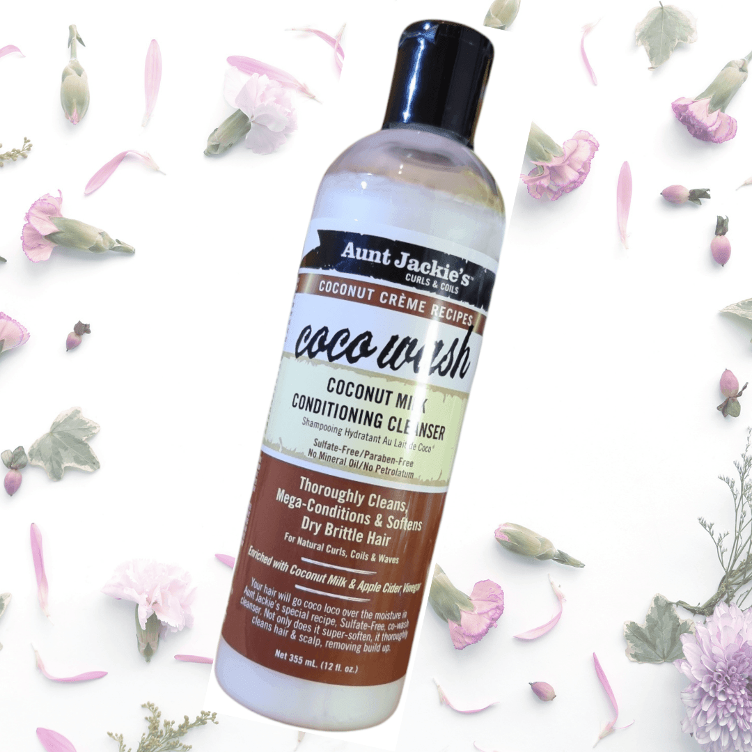 Aunt Jackie's Coco Wash Coconut Milk Conditioning Cleanser 355ml - LocsNco