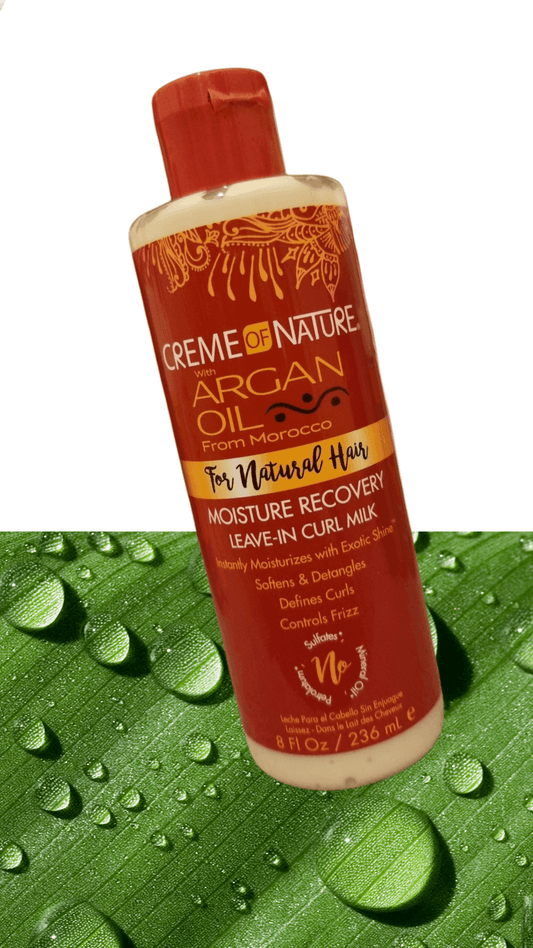 Creme of Nature Argan Oil Moisture Recovery Leave-in Curl Milk - LocsNco