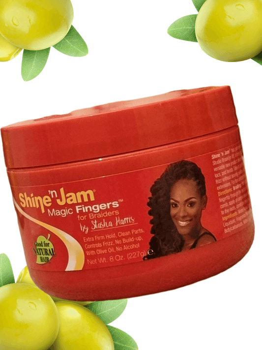 Shine N Jam Magic Fingers For Braiders Extra Firm Hold 8oz - LocsNco