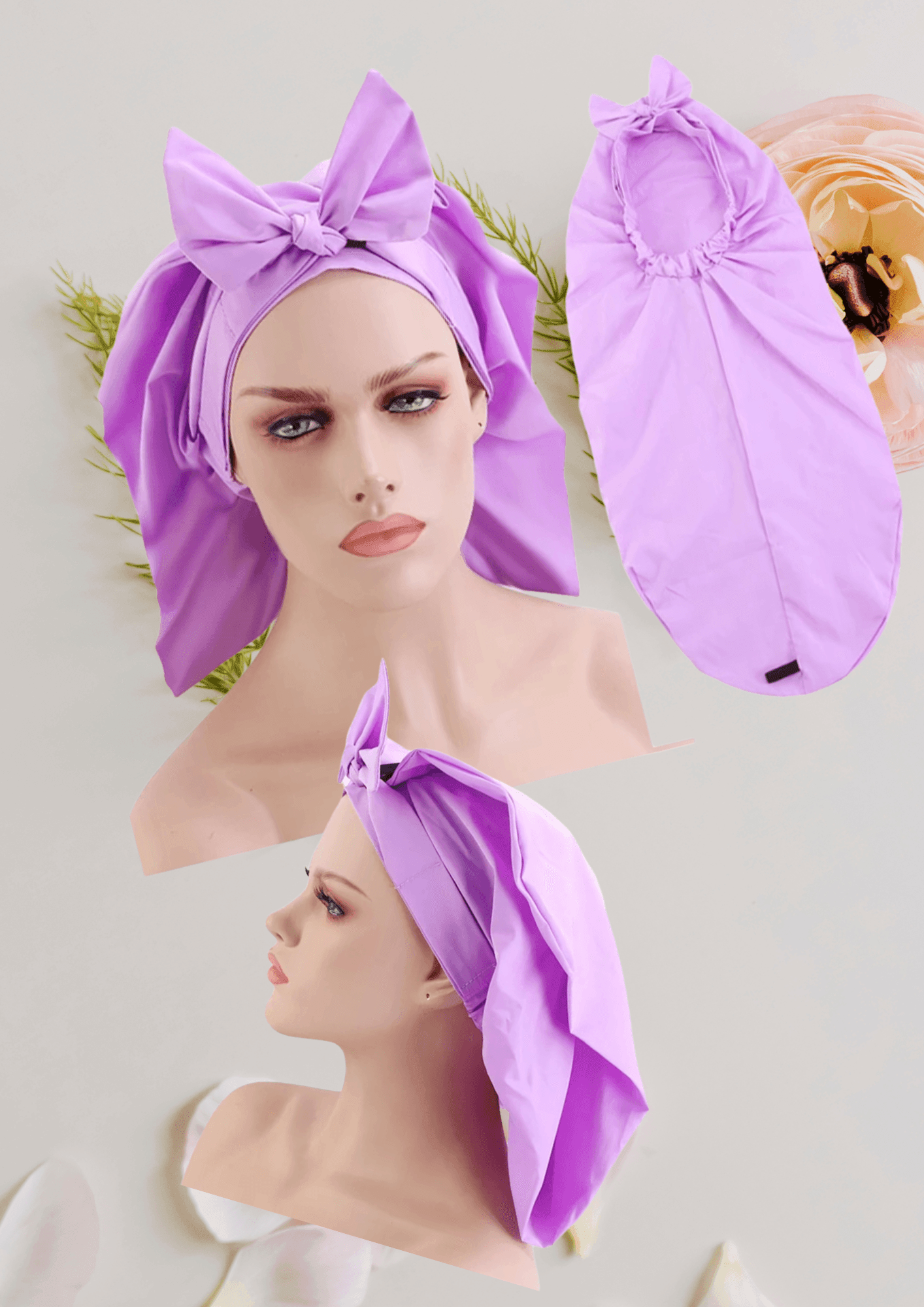 Jumbo Size/Extra Long Shower Caps For Braids & Dreadlocks - LocsNco