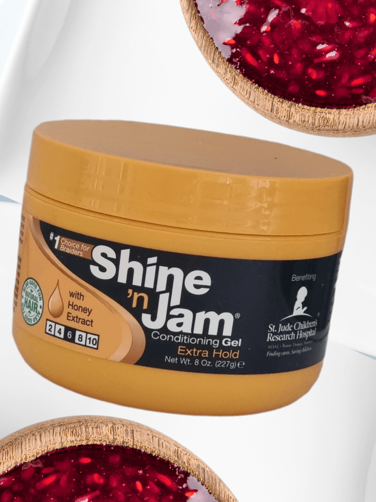 Ampro Pro Styl Shine 'n Jam Conditioning Gel | Extra Hold 8oz - LocsNco