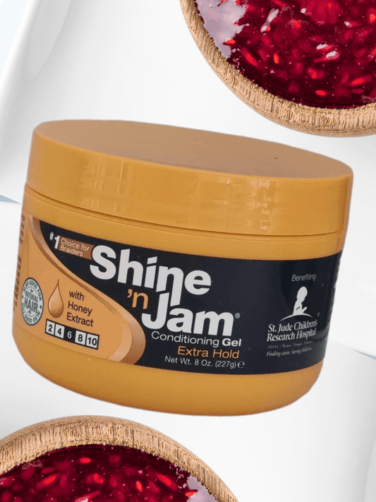Ampro Pro Styl Shine 'n Jam Conditioning Gel | Extra Hold 8oz - LocsNco