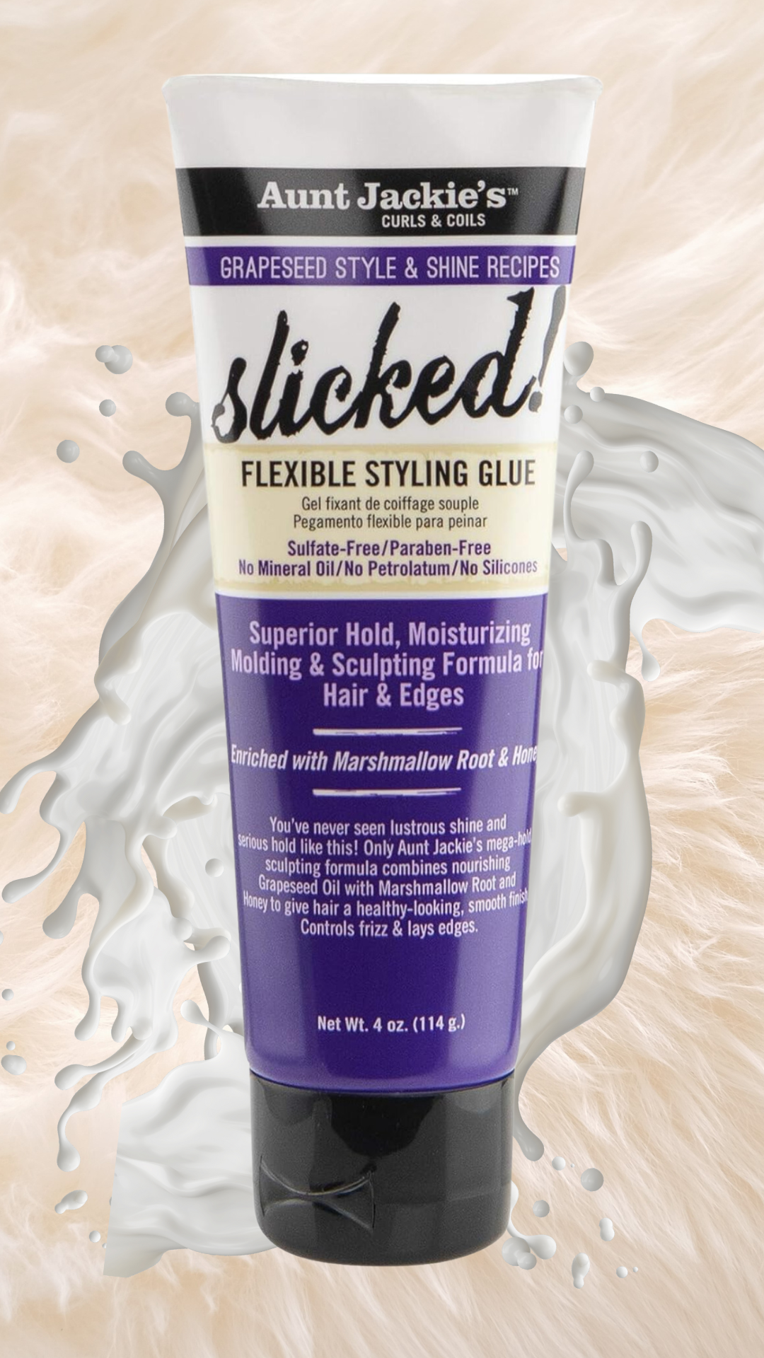 Aunt Jackie's Grapeseed Slicked Flexible Styling Glue
