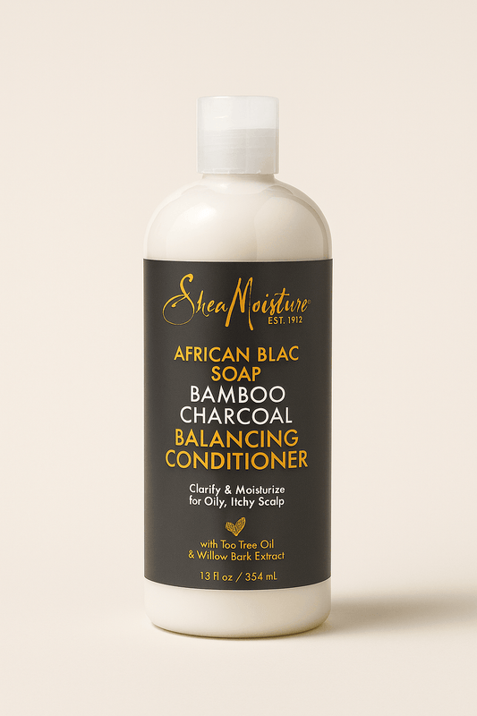 Shea Moisture African BlackSoap Bamboo Charcoal Balancing Conditioner 384ml