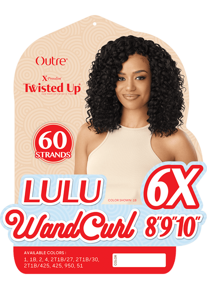Outre Twisted Up Lulu Wandcurl 6X | Crochet Hair | LocsNco Ireland