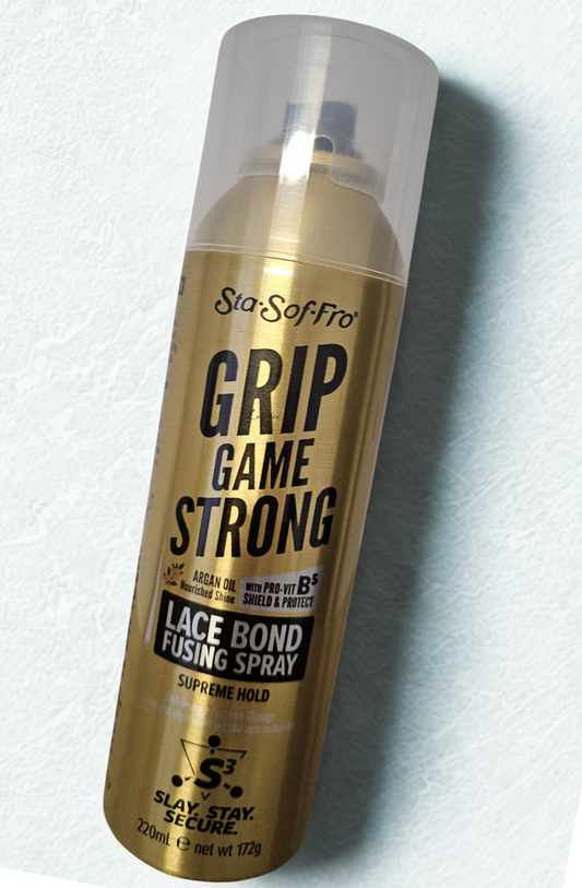 Sta-Sof-Fro Grip Game Strong Lace Bond Fusing Spray 220ml