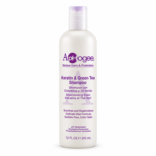 ApHogee Keratin & Green Tea Shampoo – 355ml