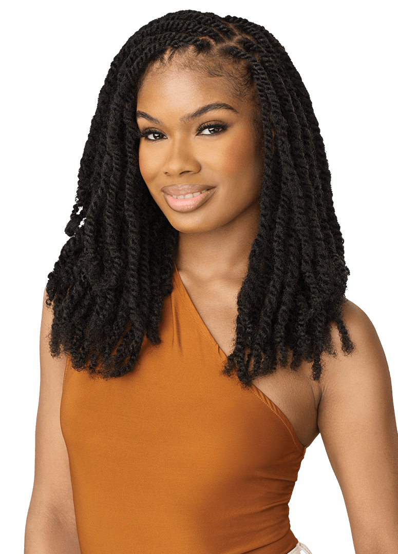 Outre Swicy Afro Twist 12" 3X | Lightweight Crochet Twist Hair | LocsNco Ireland