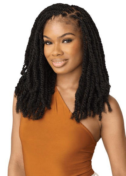 Outre Swicy Afro Twist 12" 3X | Lightweight Crochet Twist Hair | LocsNco Ireland