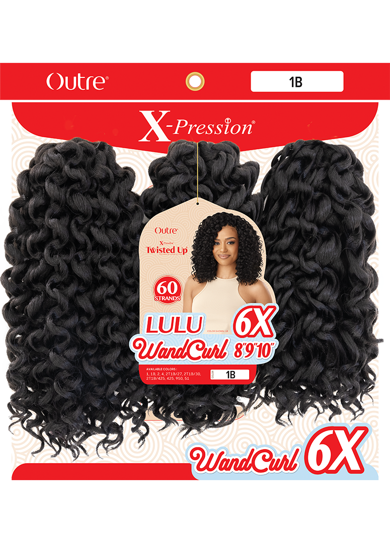 Outre Twisted Up Lulu Wandcurl 6X | Crochet Hair | LocsNco Ireland