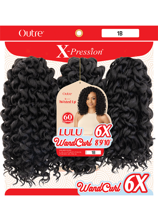Outre Twisted Up Lulu Wandcurl 6X | Crochet Hair | LocsNco Ireland