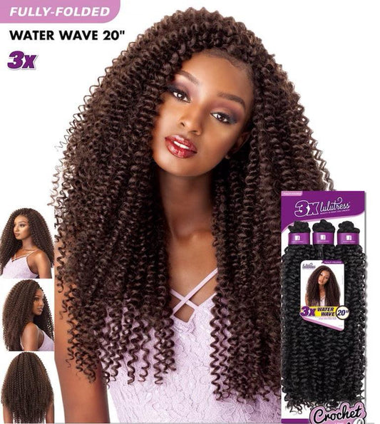 3X Lulutress Water Waves 20" - LocsNco