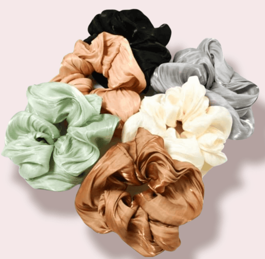 Beautiful Satin Scrunchies - LocsNco