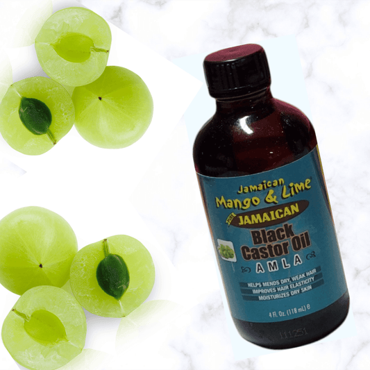 Jamaican Mango & Lime Black Castor Oil - Amla - LocsNco