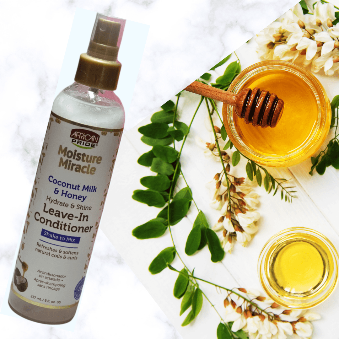 African Pride Coconut Milk & Honey Leave-In Conditioner - LocsNco