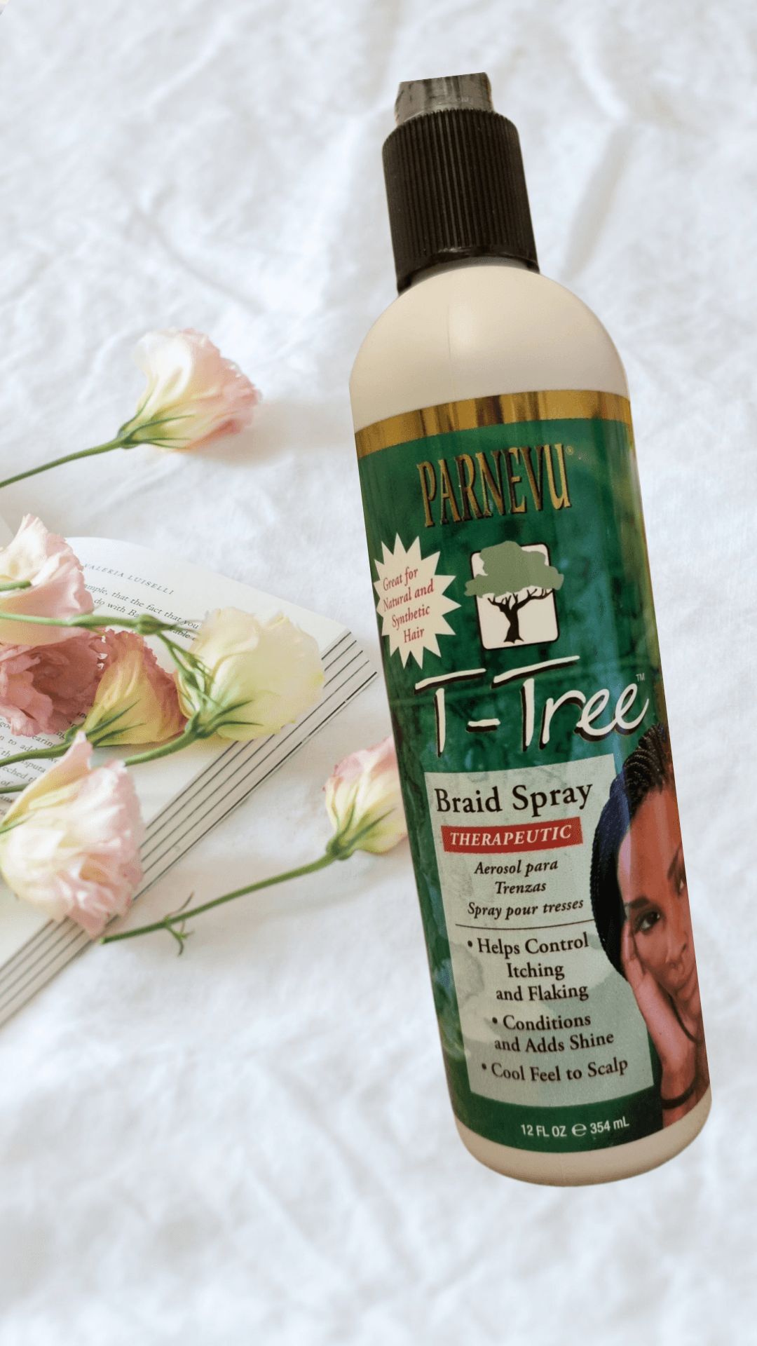 Parnevu Tea Tree Medicated Braid Spray 355 ml - LocsNco