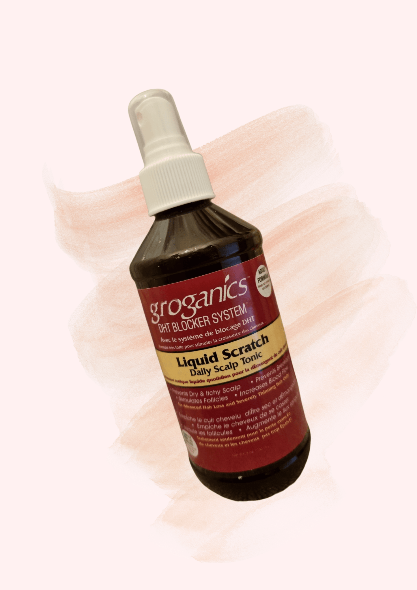 Groganics Liquid Scratch Daily Scalp Tonic 240ml - LocsNco