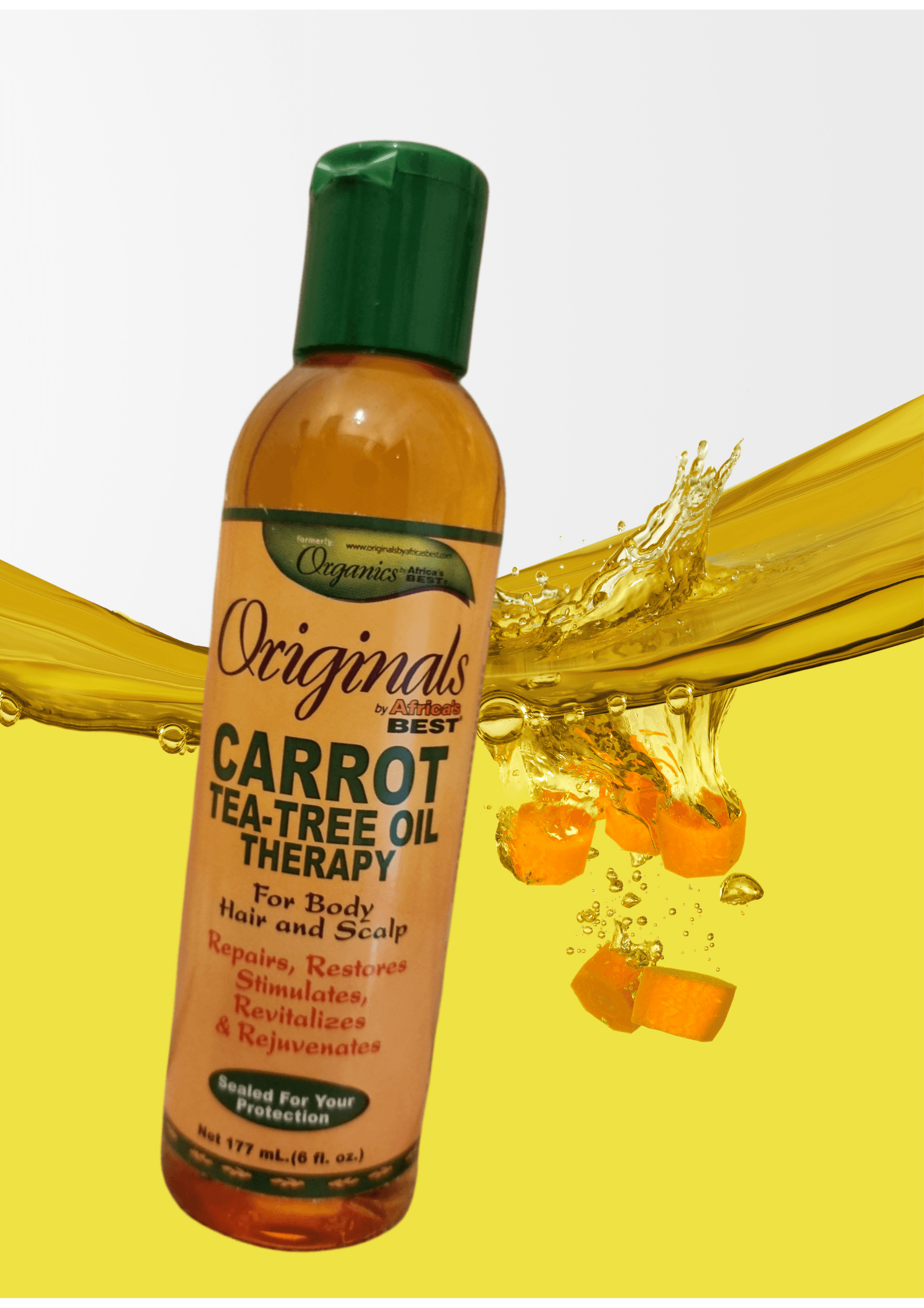 Africa's Best Organics Carrot Tea Tree Oil - LocsNco