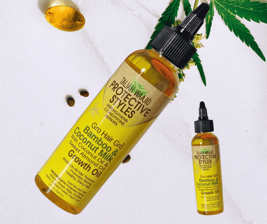 Taliah Waajid Hair Gro Bamboo and Coconut Milk Growth Oil, 4oz - LocsNco