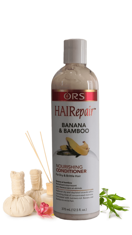 ORS HAIRepair Banana and Bamboo Nourishing Conditioner for Dry and Brittle Hair - LocsNco