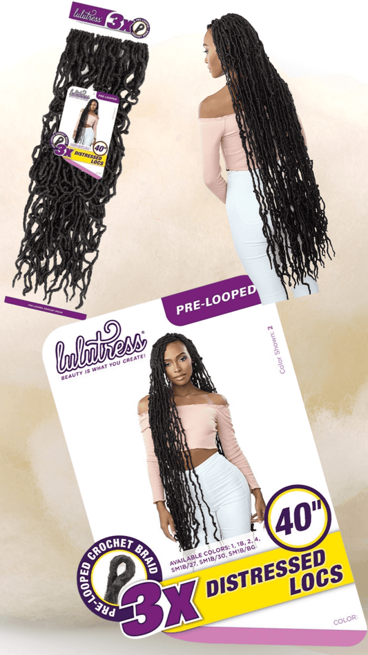 Distressed Locs 40'' - LocsNco