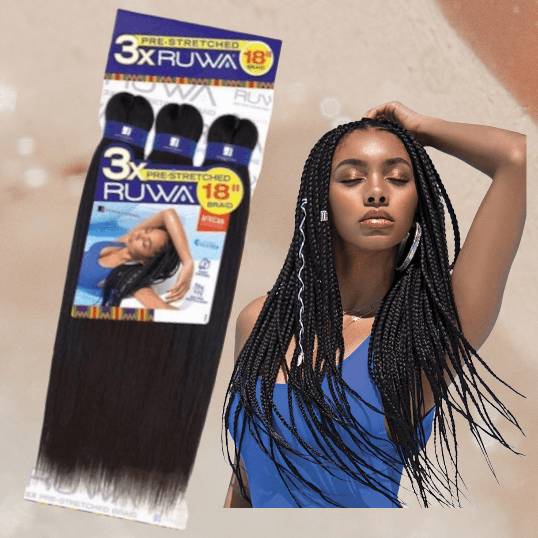 3X Ruwa Braids 18" - LocsNco