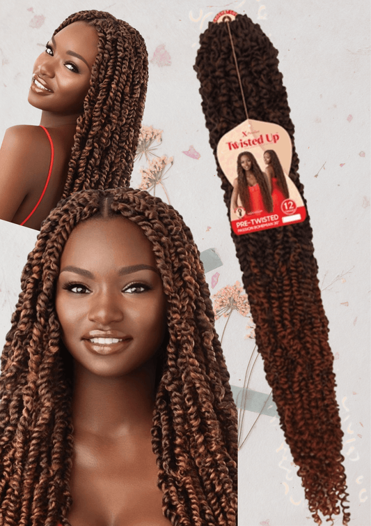 X-Pression – Twisted Up – Passion Bohemian Pre-Twisted 30″ - LocsNco